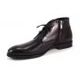 buty męskie Pilpol Prato PW6029 C1 Czarne Trzewiki Derby na Zimę