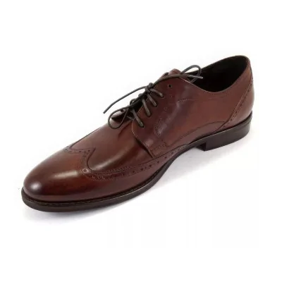 Brogsy derby męskie orzech Pilpol 1639 – buty wizytowe skórzane Brogsy derby męskie orzech Pilpol 1639 – buty wizytowe skórzane