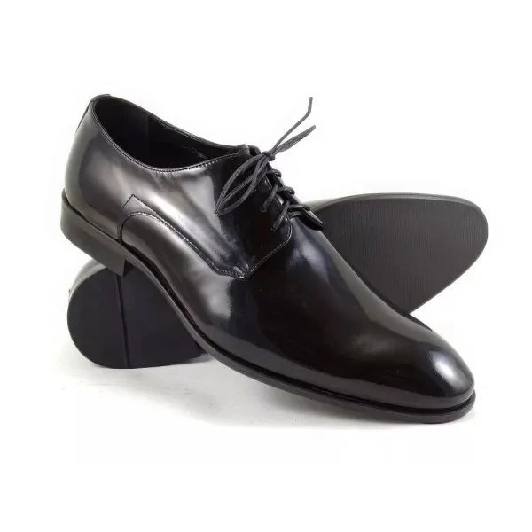 Lakierki derby męskie czarne Premium Pilpol 1480