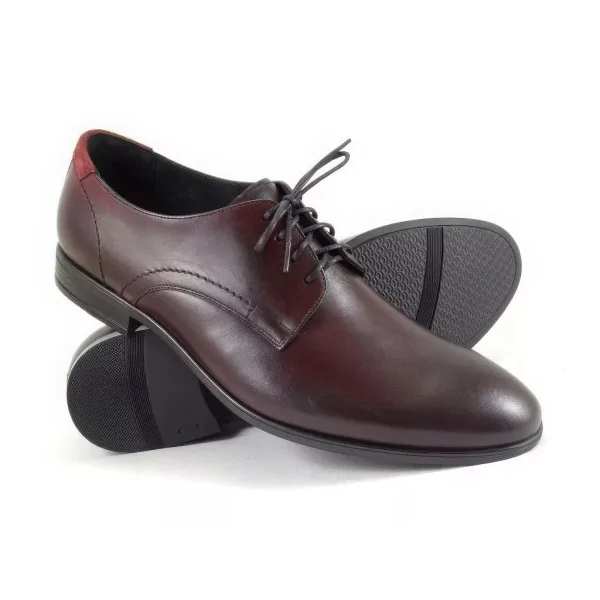 Derby męskie burgund Pilpol 1679