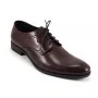 Buty męskie Pilpol 0031 K193 Burgundowe Derby