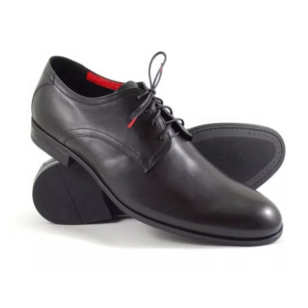 Derby męskie czarne Pilpol PC010