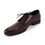 Buty męskie Pilpol 0031 K193 Burgundowe Derby