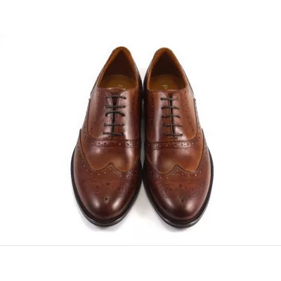 Oxfordy męskie koniak 1666 – Brogsy Premium Oxfordy męskie koniak 1666 – Brogsy Premium