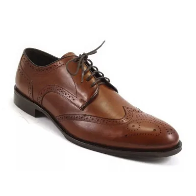 Derby męskie koniakowe Pilpol PW054 Premium