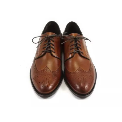 Derby męskie koniakowe Pilpol PW054 Premium