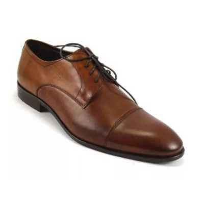 Derby męskie koniakowe Pilpol 1488 Premium Derby męskie koniakowe Pilpol 1488 Premium