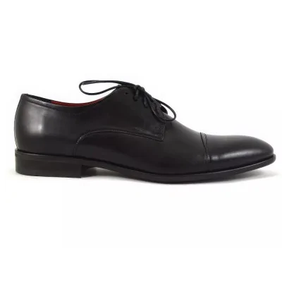 Derby męskie czarne Pilpol 1488 Premium cap toe Derby męskie czarne Pilpol 1488 Premium cap toe