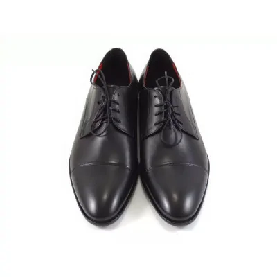 Derby męskie czarne Pilpol 1488 Premium cap toe Derby męskie czarne Pilpol 1488 Premium cap toe