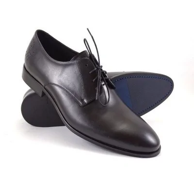 buty męskie Pilpol Prato PW007 C1 Czarne Derby
