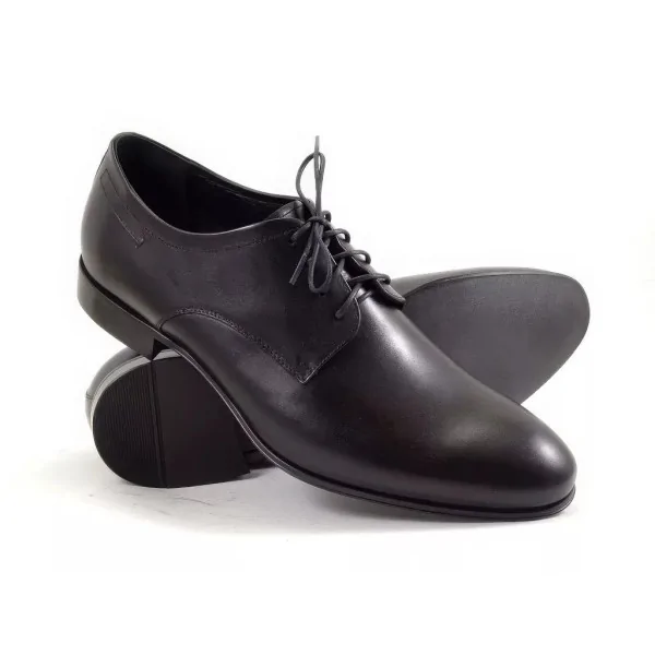 Derby męskie czarne Pilpol Prato PW052 Premium