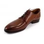 buty męskie Pilpol Prato PW007 B158 Brązowe Derby