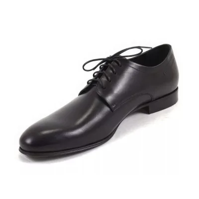 Derby męskie czarne Pilpol PW052 Premium