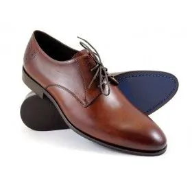 buty męskie Pilpol Prato PW007 B203 Brązowe Derby