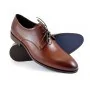 buty męskie Pilpol Prato PW007 B203 Brązowe Derby