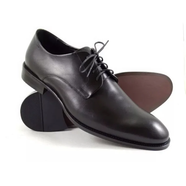 Derby męskie czarne Pilpol Prato PW047 Premium