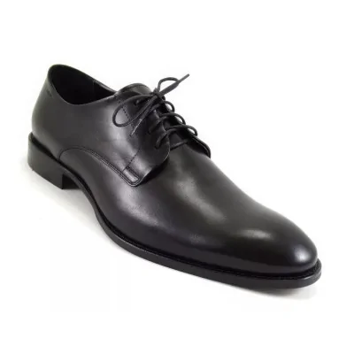 Derby męskie czarne Pilpol PW047 Premium – eleganckie