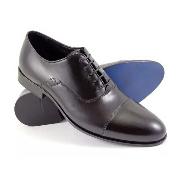 Oxfordy męskie czarne Pilpol Prato PW022