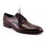 Buty męskie Pilpol Prato PW007 K189 Burgundowe Derby