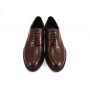 Buty męskie Pilpol Prato PW141 B203 Brązowe Oxford Brogs