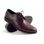 Buty męskie Pilpol Prato PW081 M612 Burgundowe Brogsy-Derby