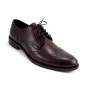 buty męskie Pilpol Prato PW081 M612 Burgundowe Brogsy-Derby