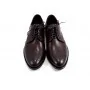 buty męskie Pilpol Prato PW081 M612 Burgundowe Brogsy-Derby