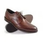 buty męskie Pilpol Prato PW081 M250 Brązowe Brogsy-Derby