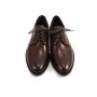 Buty męskie Pilpol Prato PW081 M250 Brązowe Brogsy-Derby
