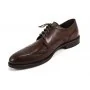 Buty męskie Pilpol Prato PW081 M250 Brązowe Brogsy-Derby