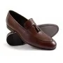 buty męskie Pilpol Prato PW056 B203 Brązowe Penny Loafers