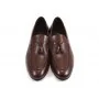 buty męskie Pilpol Prato PW056 B203 Brązowe Penny Loafers