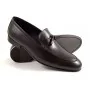 buty męskie Pilpol Prato PW056 C1 Czarne Penny Loafers