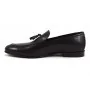 Buty męskie Pilpol Prato PW056 C1 Czarne Penny Loafers