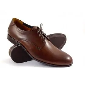 buty męskie Pilpol Prato PC010 B203 Brązowe Derby