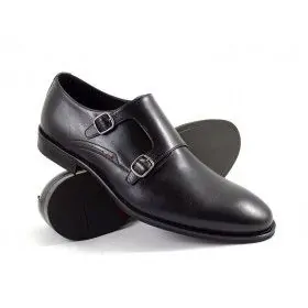 buty męskie Pilpol Prato PW096 C1 Czarne Monki
