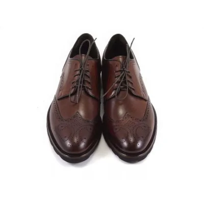 Oxford brogsy męskie orzech PW044 – premium lekka podeszwa