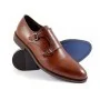 buty męskie Pilpol 1669 B203 Brązowe Monki