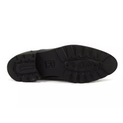 Derby męskie czarne PW045 – premium lekka podeszwa