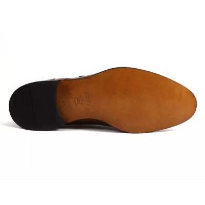 Monki męskie koniakowe PW113 – buty wizytowe exclusive Monki męskie koniakowe PW113 – buty wizytowe exclusive