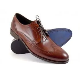 buty męskie Pilpol 1639 B203 Brązowe Brogsy