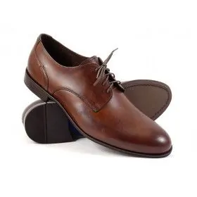 buty męskie Pilpol Prato PW137 B203 Brązowe Derby
