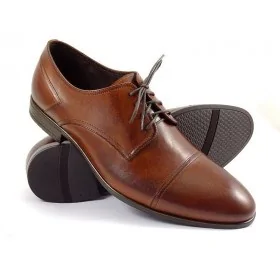 buty męskie Pilpol 1689 B175 Brązowe Derby