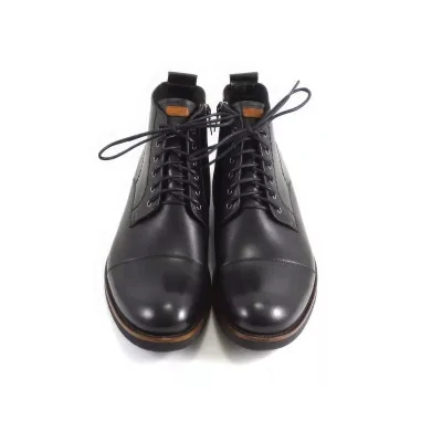 Trzewiki zimowe czarne – męskie buty zimowe na zamek Trzewiki zimowe czarne – męskie buty zimowe na zamek