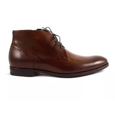 Trzewiki zimowe orzechowe – męskie buty zimowe premium