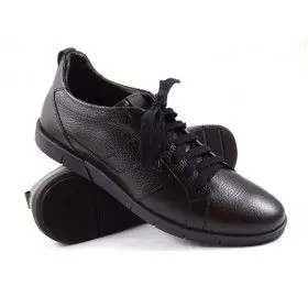 buty męskie Pilpol Prato PC174 R081 Czarne Półbuty Casual