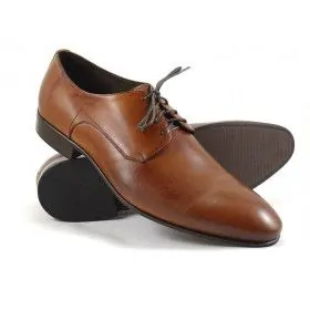 buty męskie Pilpol 1480 B158 Brązowe Derby