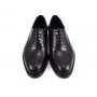 buty męskie Pilpol Prato PW161 C1 Czarne Brogsy-Derby