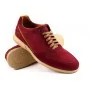 Buty męskie Pilpol Prato PC189 Lekkie Bordowe Derby na Lato