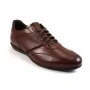 Buty męskie Pilpol Prato PW180 B316 Brązowe Półbuty Casual